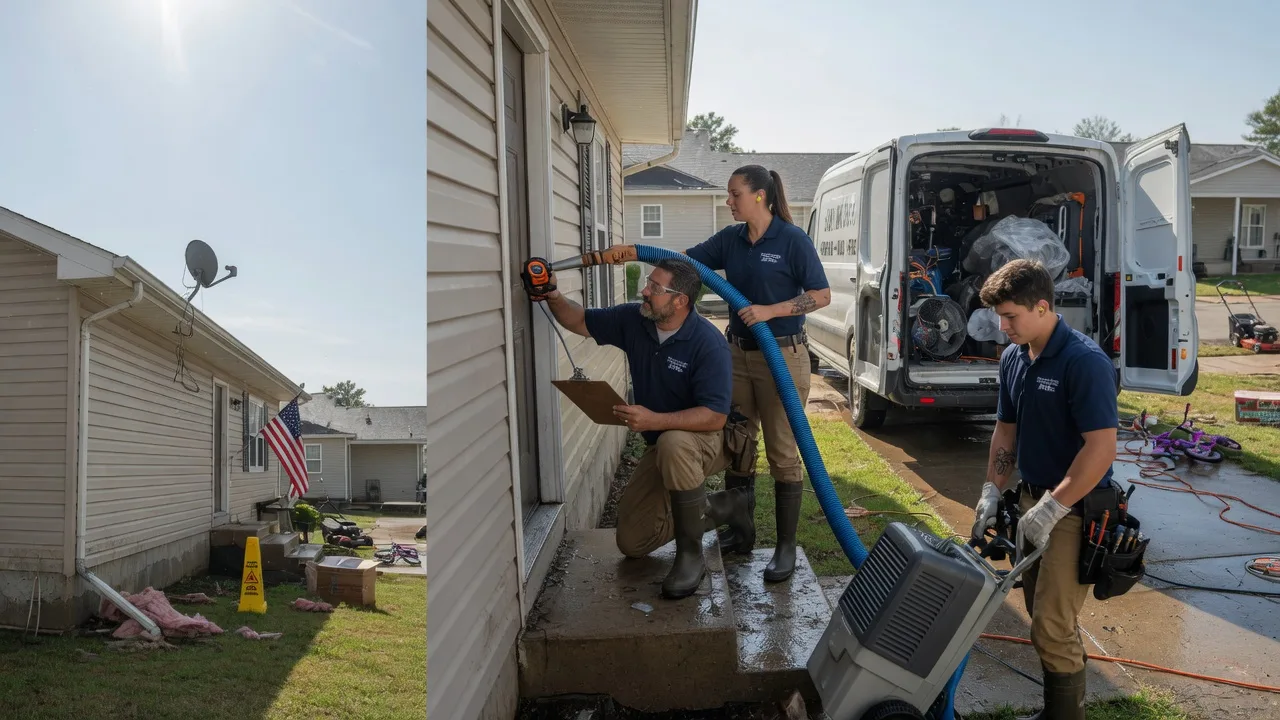 Ceiling Water Damage Restoration in Woodstown, NJ near me